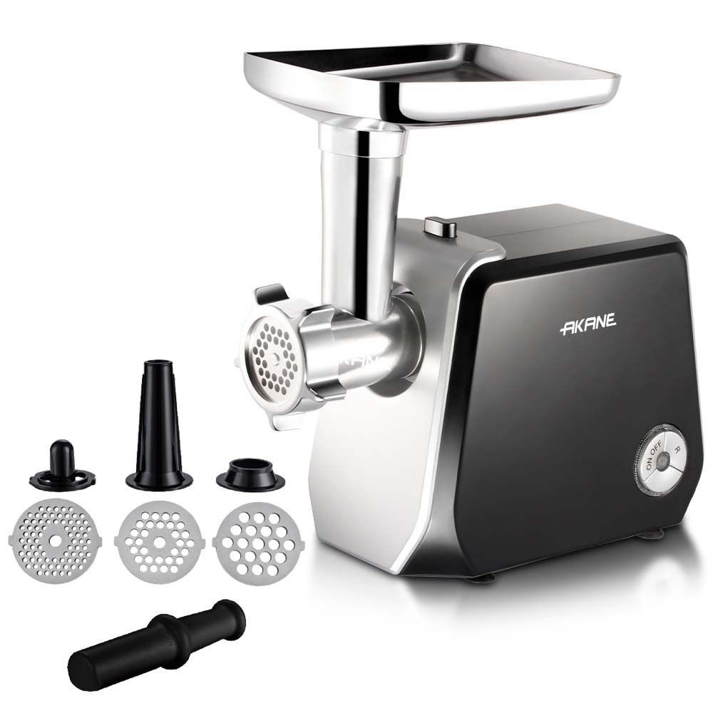 AKANE EU Standard Electric Grinder, Multifunctional Stainless Steel Meat Mincer & Sausage Stuffer, Powerful_voghion.com