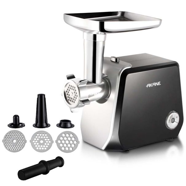 AKANE EU Standard Electric Grinder, Multifunctional Stainless Steel Meat Mincer & Sausage Stuffer, Powerful_voghion.com