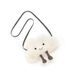 Small Cute White Crossbody Fun Cloud Soft Plush Women's Shoulder Convenience Organizer Bag Fashion Versatile Casual Daily_voghion.com
