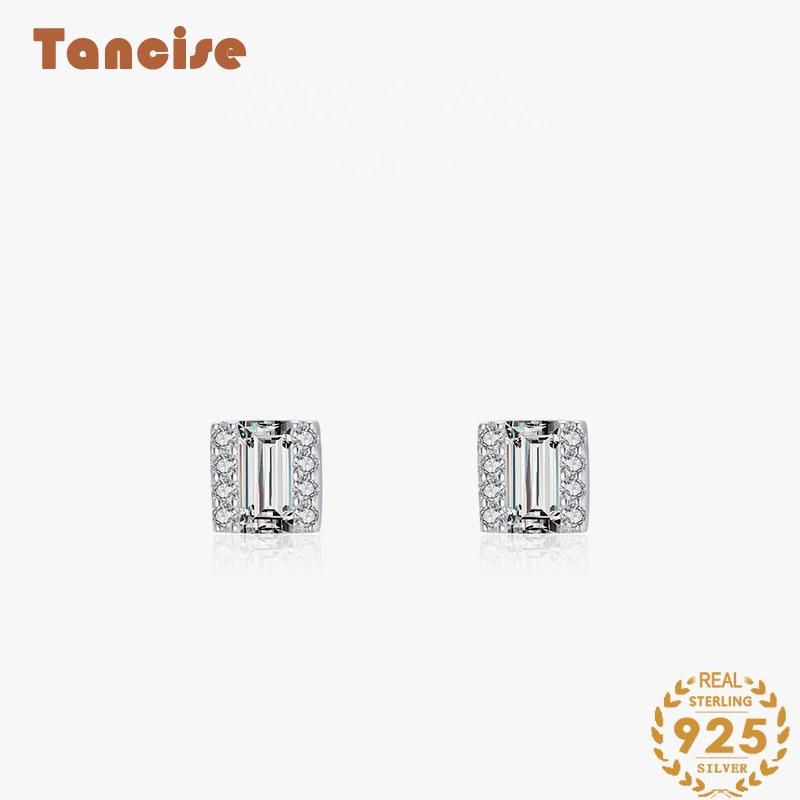Tancise Silber Zirkon Ohrringe Tropfen Ohrringe für Frauen Hochzeit Party Geschenke_voghion.com
