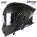 3C-Certified Modular Motorcycle Helmet – Flip-Up Full Face & 3/4 Helmet With Dual Visors & Bluetooth, Lightweight ABS Shell (S-3XL)_voghion.com