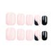 New Simple Solid Color Wearable Clips Nail Stickers_voghion.com