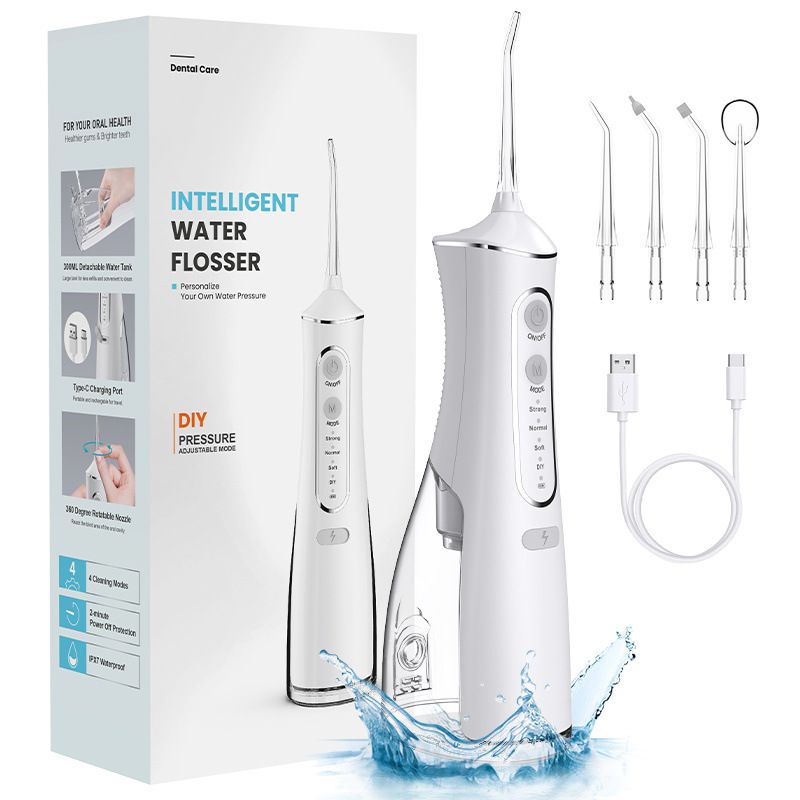 Brosse à dents domestique à impulsion haute fréquence, brosse à dents électrique portable, nettoyage des dents, lavage du nez_voghion.com