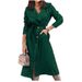Autumn Winter New 2024 Long Women's Plus Size Trench Coat With Belt_voghion.com