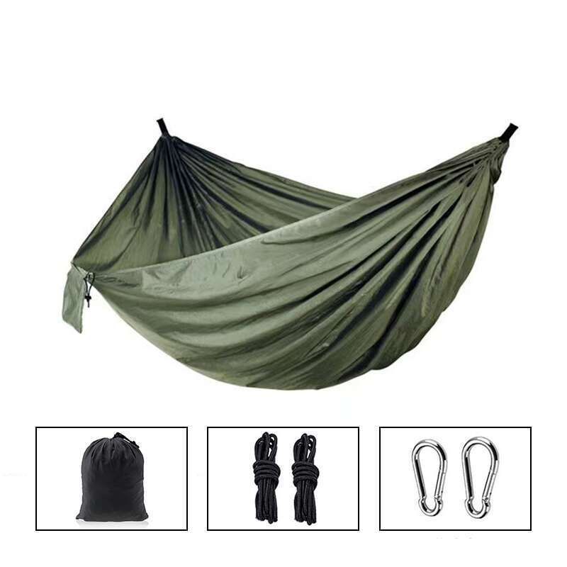 [Mosquito Sleep] Double With Net Mosquito Resistant Indoor And Outdoor Camping Spring Outing Single Hammock Parent Child_voghion.com