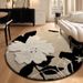 Round Living Room Coffee Table With Water Absorption Bedside Rug For Bedroom Thickened Flocked Carpet_voghion.com