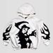 Felpa con cappuccio unisex autunno 2025 con stampa digitale 3D e motivo Grim Reaper_voghion.com