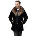 New Fall/Winter Men's Mink Coat - Full Mink Mid-Length Water Mink Fur Leather Jacket - Plus Size Faux Fur Coat - Warm_voghion.com