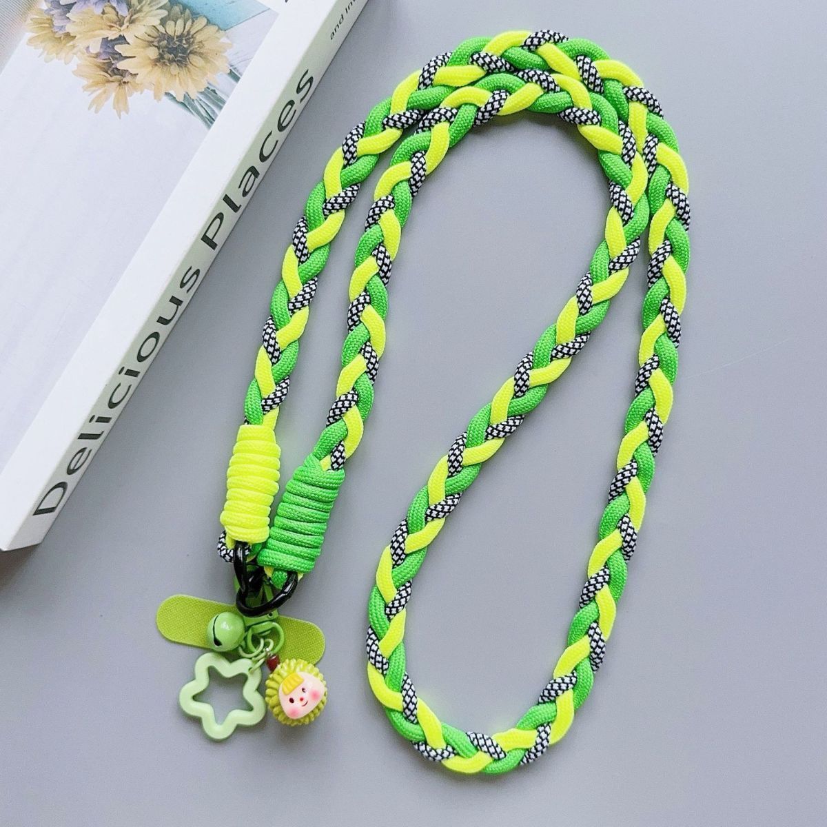 INS Phone Chain Handmade Universal Long Rope Pendant Fixed Woven Lanyard Neck Strap Thickened And Durable_voghion.com