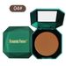 Dark Double-layer Powder With Mirror Powder Puff Matte Cosmetics Waterproof Natural Makeup_voghion.com