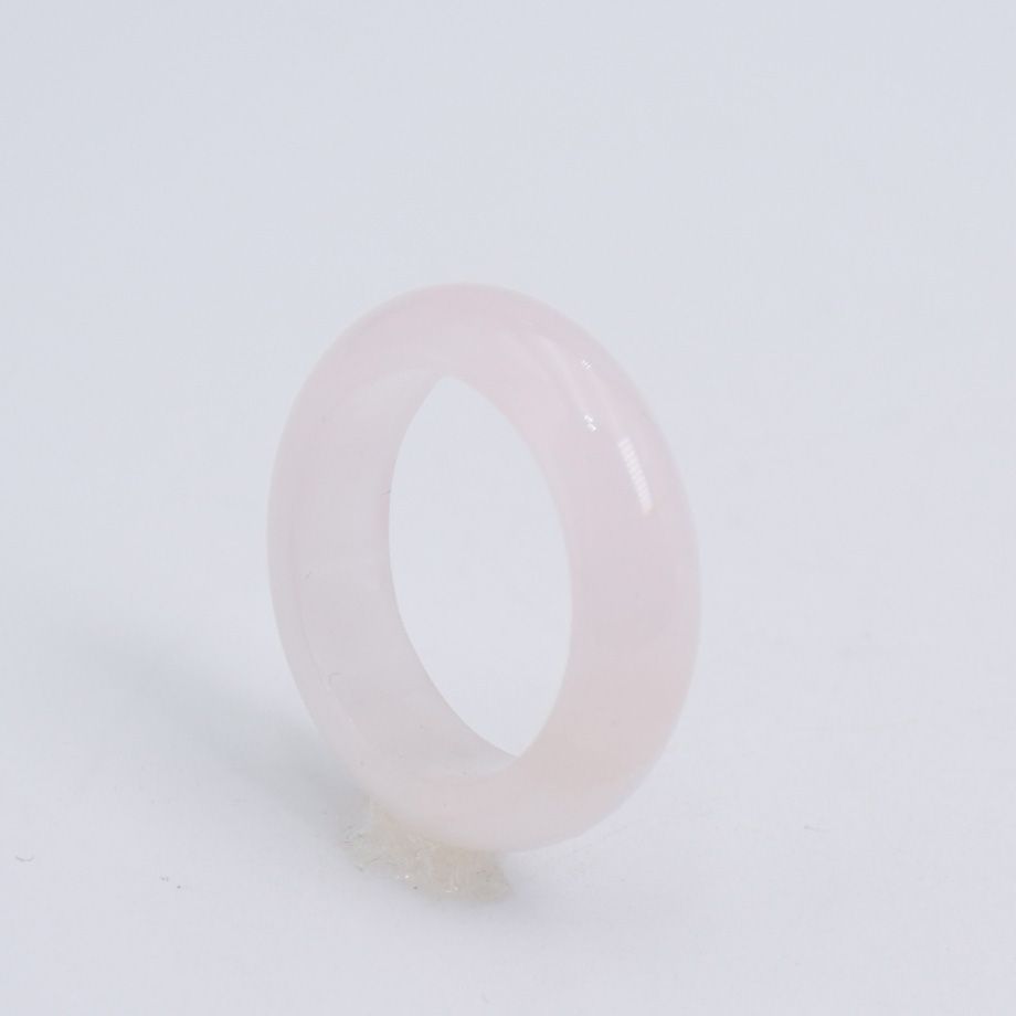 Cinturino in cristallo con trattamento semplice, quarzo artificiale, agata, fiore di gelsomino, dita eleganti, anello solido, moda femminile_voghion.com