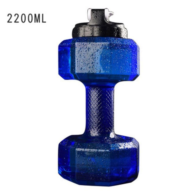 Creative Fillable Cup, Portable Water Injection Dumbbell Plastic Bottle, Arm Muscle Training Fitness Equipment_voghion.com