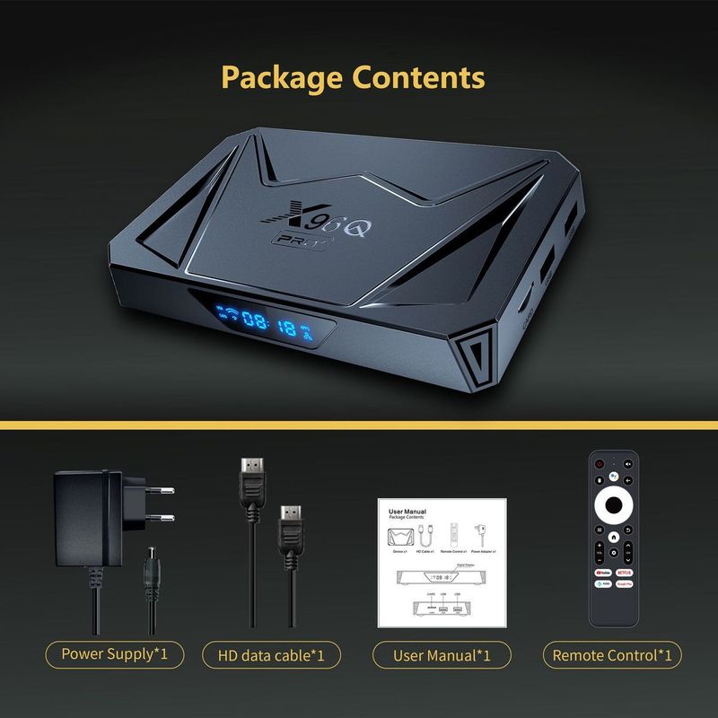 Neue X96QPRO+ Smart-TV-Box – Android 14, Allwinner H728, Gigabit-LAN-Media-Hub_voghion.com
