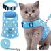 Reflekterende katt anti-utløsende gåtau pustende kjæledyr bryst- og veststropp_voghion.com