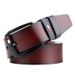 VOOTHOST Νέα πόρπη από κράμα ανδρική ζώνη Casual τζιν Ζώνη ανδρική δερμάτινη επίσημο επαγγελματίας σχεδιαστής ζώνη μέσης F0043_voghion.com