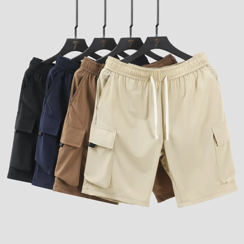 Men's Clothing Four Sided Stretch Quick Drying Breathable Cool Shorts For Teenagers_voghion.com
