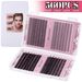 640 Clusters Natural Dense D-Curve False Eyelashes Extension DIY Segment Self-Extension Curling Single Cluster Hair_voghion.com