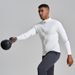 FiveHappyiness Men's Spring/Autumn Elastic Long-Sleeved Fitness Jacket, Casual Sports Running Stand Collar Zipper Quick-Drying Elastic Top_voghion.com