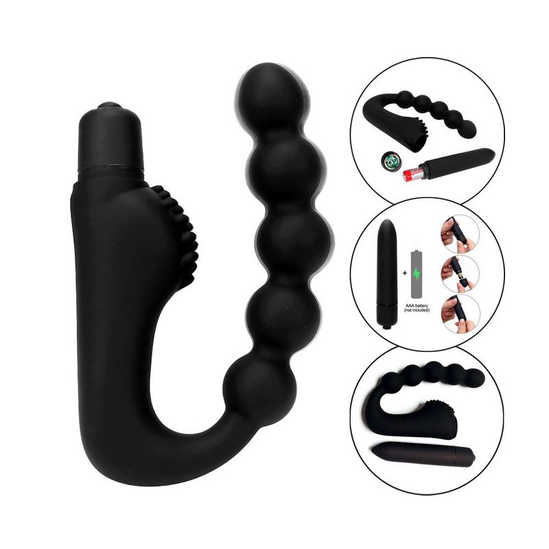 Sex Fun Anal Plug Vibratör G Noktası Masajı Mastürbatör Prostat Vibratör Masaj Aleti Oyuncak Yetişkin Seks Ürünleri_voghion.com