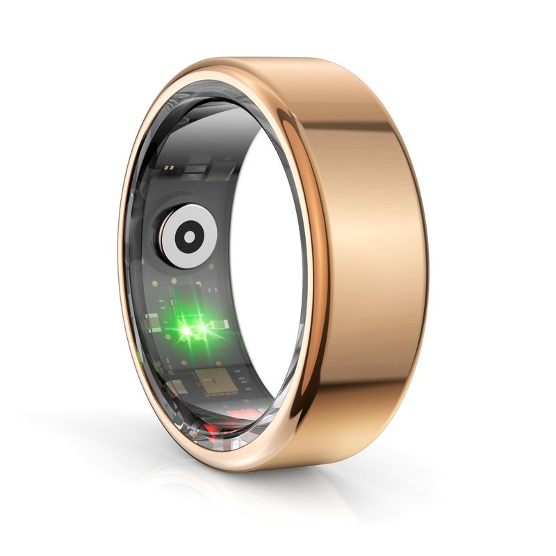 The New R02 Smart Ring Is Waterproof, Stress, Blood Oxygen, Sleep, Heart Rate, Step Monitoring, Multiple Sports Modes, And Taking Pictures
