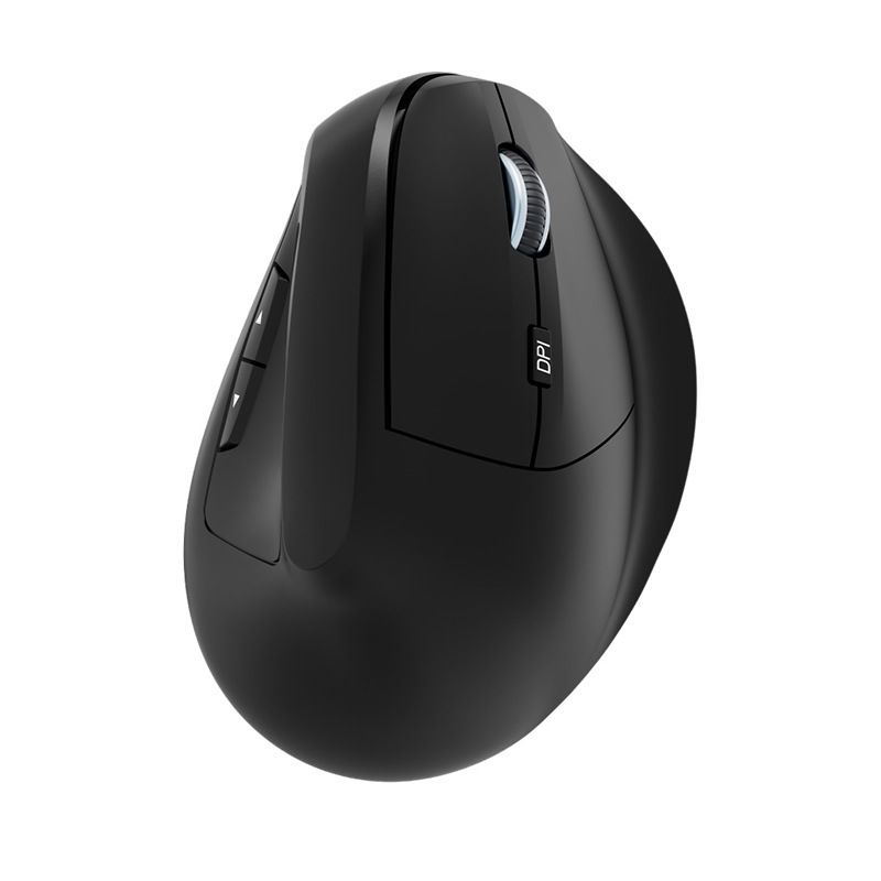 Ergonomic Vertical Wireless Mouse With Bluetooth 5.2 & 2.4G Dual Mode, Silent Click, 1600 DPI Adjustable - Rechargeable/Battery Options_voghion.com