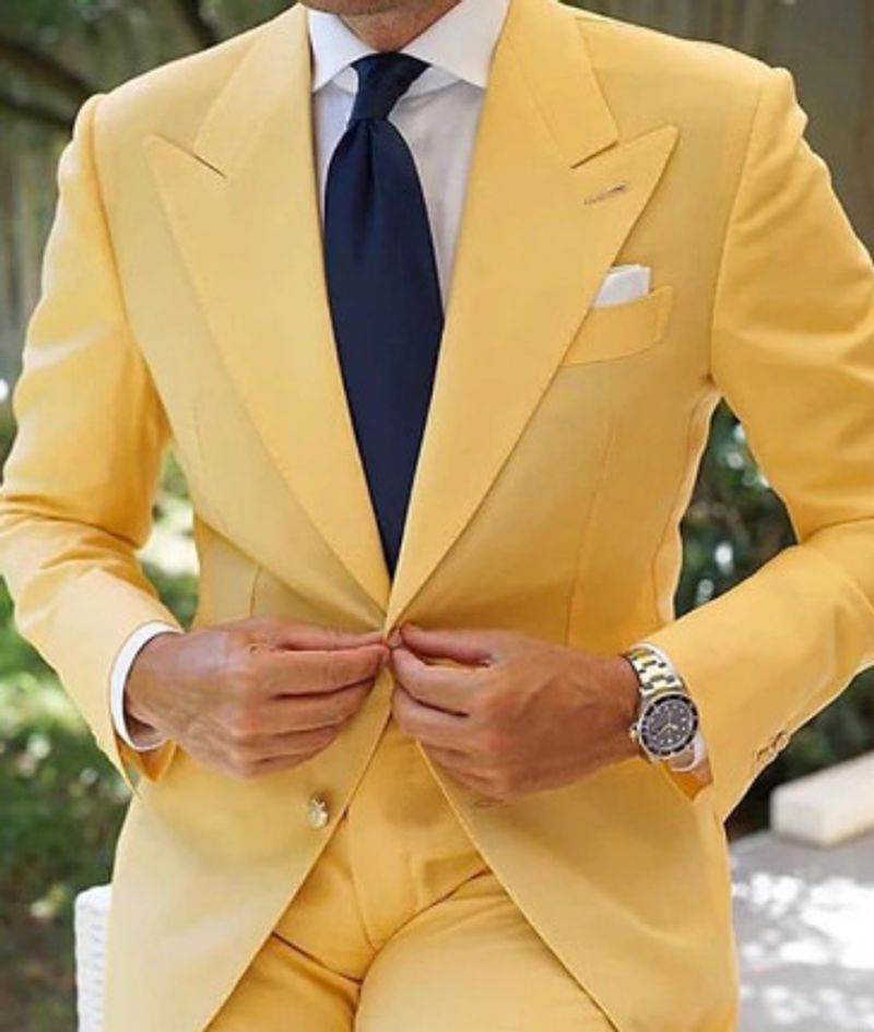 Men's suit Business Casual suit Men's two-piece groomsman suit wedding_voghion.com