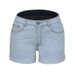 Dámské módní a jednoduché vysoce elastické dámské džínové kraťasy_voghion.com