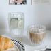 Modern Minimalist Double-Walled Glass Tumbler With Handle - 450ml/350ml/250ml Heat-Resistant Drinking Cup For Coffee/Tea_voghion.com