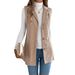 2025 Autumn Winter Casual Single-Breasted Corduroy Vest Jacket Women's Fashion_voghion.com