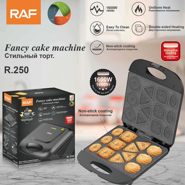 RAF Mini Cake Home Multifunctionele Kinderen Cartoon Bakken Biscuit Wafel Eierkoker Maker_voghion.com