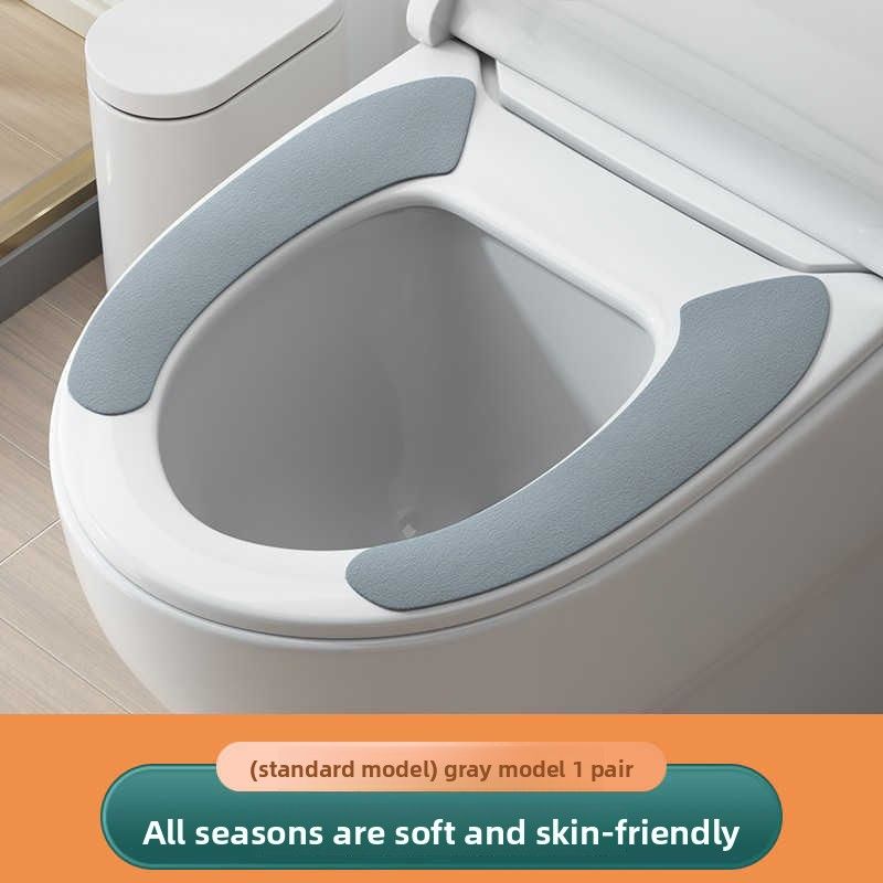 Cushion Pad Winter Fleece Thickened Ring Household Toilet Seat Cover Size Large Diameter_voghion.com