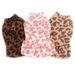 Dog Clothes New Fleece Autumn Winter Leopard Print Princess Dress Pet Apparel For Teddy Puppies_voghion.com