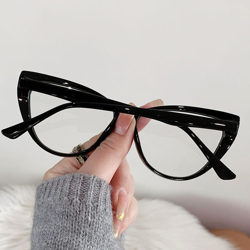 Retro Triangle Pc Frame Anti Glasses Women Men Cat Eye Blue Light Goggle Clear Colorchanging Sunglasses Gafas_voghion.com