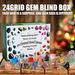 Dowmoo 24 Lattice Ore Surprise Blind Box, Toy Gift Box 24 Days Countdown Treasure Ore Christmas Gift Box_voghion.com