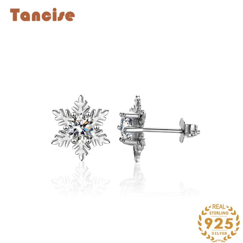 Tancise Moissanite Zilveren Oorbellen Drop Oorbellen Voor Vrouwen Huwelijksfeest Geschenken_voghion.com
