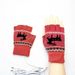 Guantes calefactores USB eléctricos de medio dedo para mujer, otoño e invierno, estudiantes, equitación, lana, lindos y dulces dedos desnudos._voghion.com