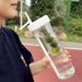 Nuova cannuccia di plastica di grande capacità, tazza da tè unisex per studenti, semplice e di alta qualità, con motivo a fiori e frutta._voghion.com
