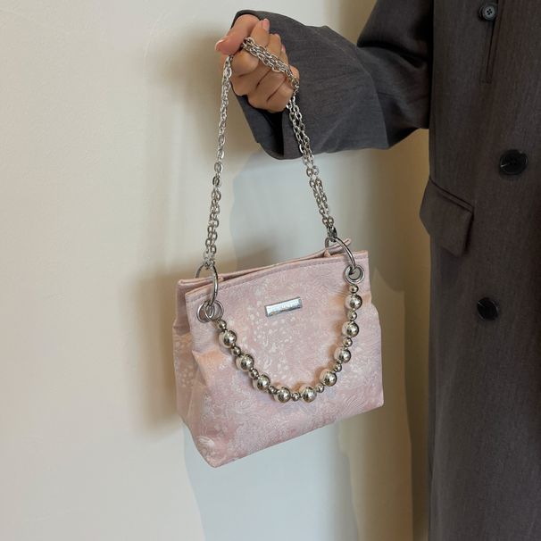 Mädchen Vielseitig Gedruckt Mode Kette Blume Handtasche Schulter Sommer Neue Eimer Tasche Für Frauen 2023_voghion.com