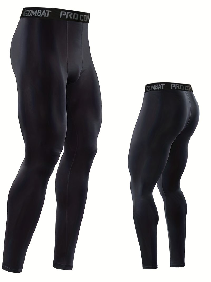 Hautes compressions-Leggings pour hommes, entraînements de fitness, pantalons de compression pour entraînements de fitness et confort de gymnastique_voghion.com