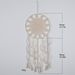 Beige Rose Style Handwoven Dream Catcher Decorative Hanging Ornament For Wall Bedroom Homestay Creative Tapestry_voghion.com