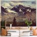 Snow Mountain Hanging Cloth Home Bedroom Background Cloth Layout Live Broadcast Background Ancient Mountain Range - G_voghion.com