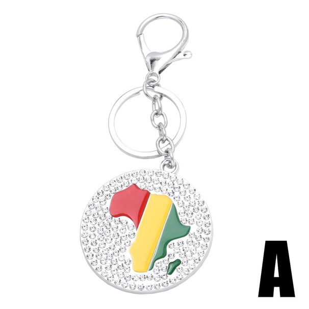 AS New Hip-Hop Alloy Car Keychain Sun God Map Accessories Pendant Kca042_voghion.com