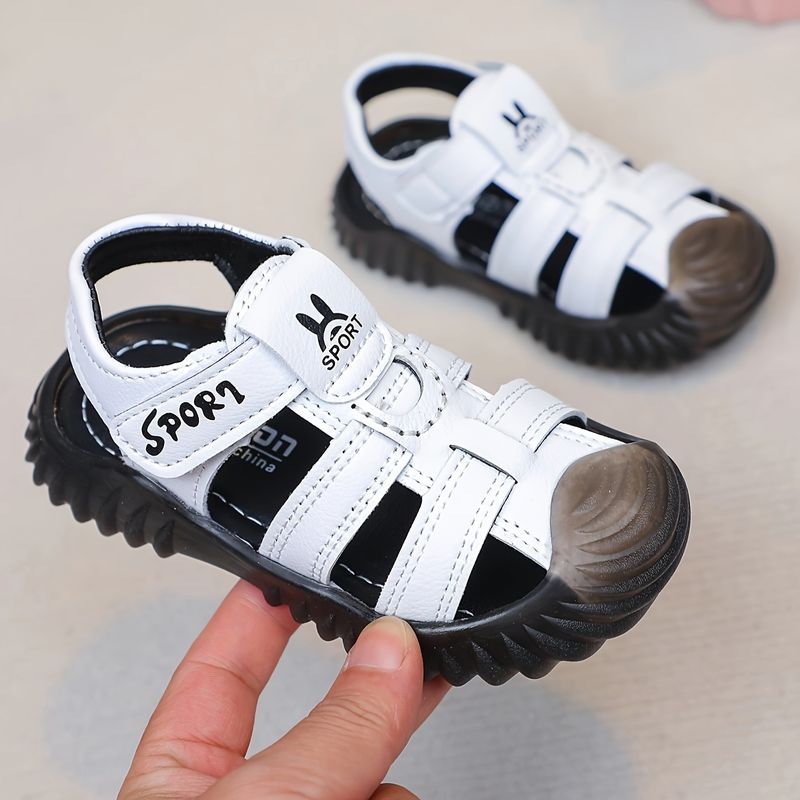 Unisex Kid's Close Toe Breathable Sandals, Comfy Non Slip Durable Soft Sole Beach Water Shoes For Boy's & Girl's Outdoor_voghion.com