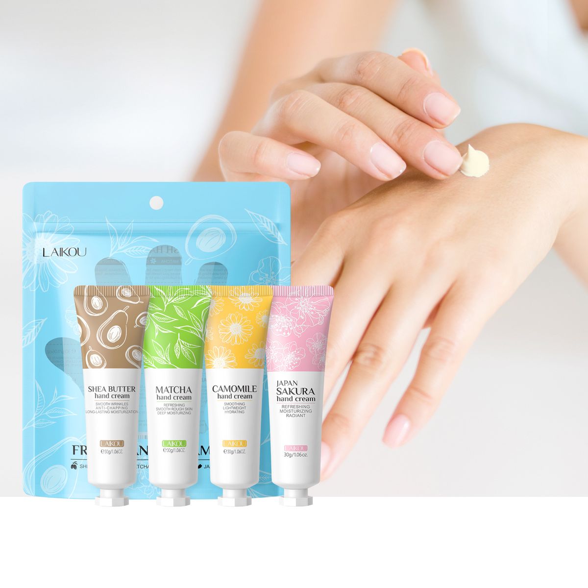 Makeup Tool Kits Laike Fresh Hand Cream Handcream Set 30g Moisturizing And Nourishing Skin Spot_voghion.com