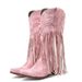 Women's Shoes tassel boots retro western cowboy boots 34 43 size retro women's shoes can be sent on behalf of_voghion.com