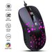 Mouse da gioco con programmazione macro RGB Glow Hole, 6 tasti per spegnere le luci, vari mouse cablati_voghion.com