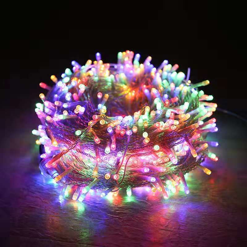 LED Fairy Lights String With 8 Color Options, Waterproof IP44, Remote Control & Timer, For Christmas, Wedding, Party, Home & Outdoor Decoration_voghion.com