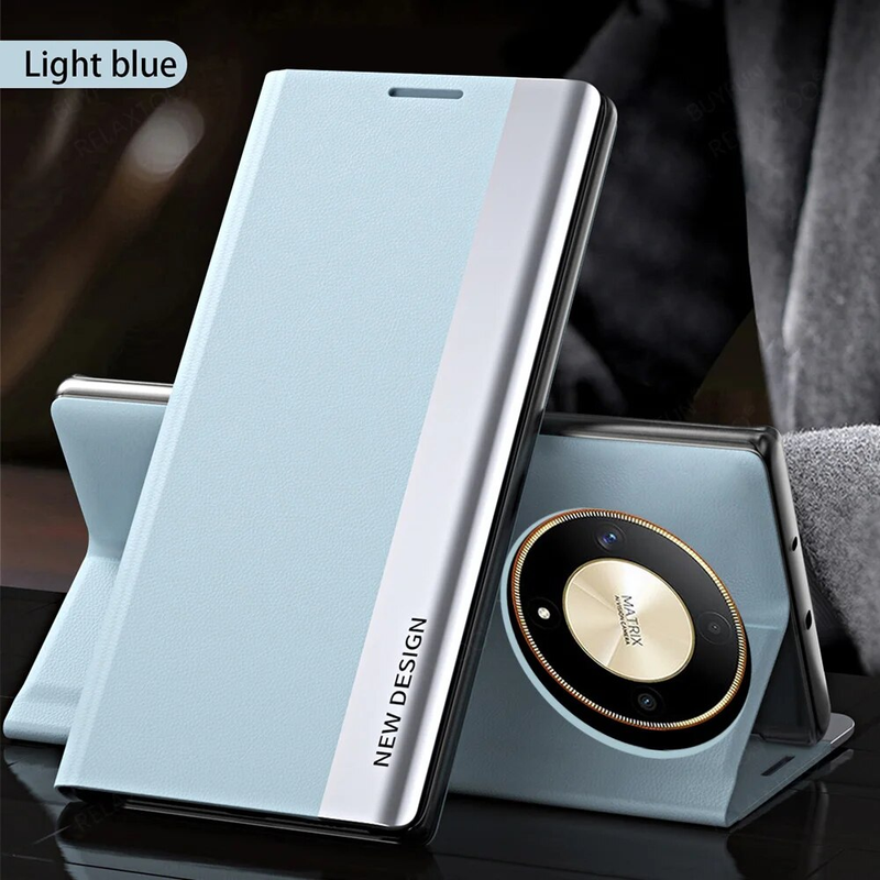Plating Magnetic Flip Leather Case For Honor Magic6 Lite Book Stand Cover Honer X9b Magic 6 Light Magic6Lite HonorX9b 5G_voghion.com