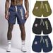 Schnelltrocknende Trainingsshorts für Herren – Laufshorts für Fitnessstudio und Strand mit Netzfutter (für Basketball-Kniebeugen geeignet, elastischer Bund, 18 cm Innennaht, mehrere Farben)_voghion.com
