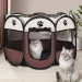 Pet Nest Dog Cat Delivery Room Foldable Cat Nest Pet Fence Tent Octagonal Cage Pet Supplies_voghion.com